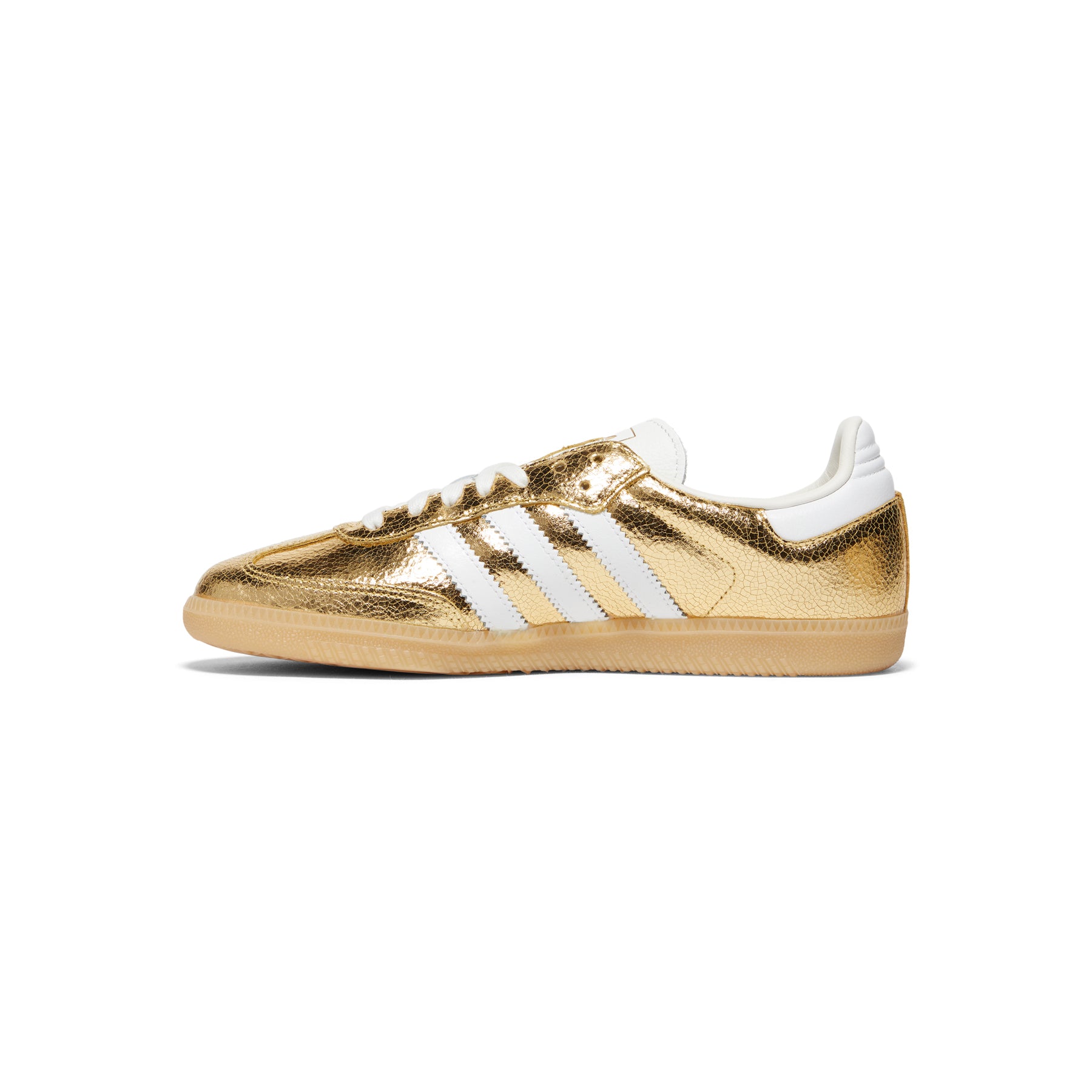 adidas Womens Samba OG (Gold Metallic/White)