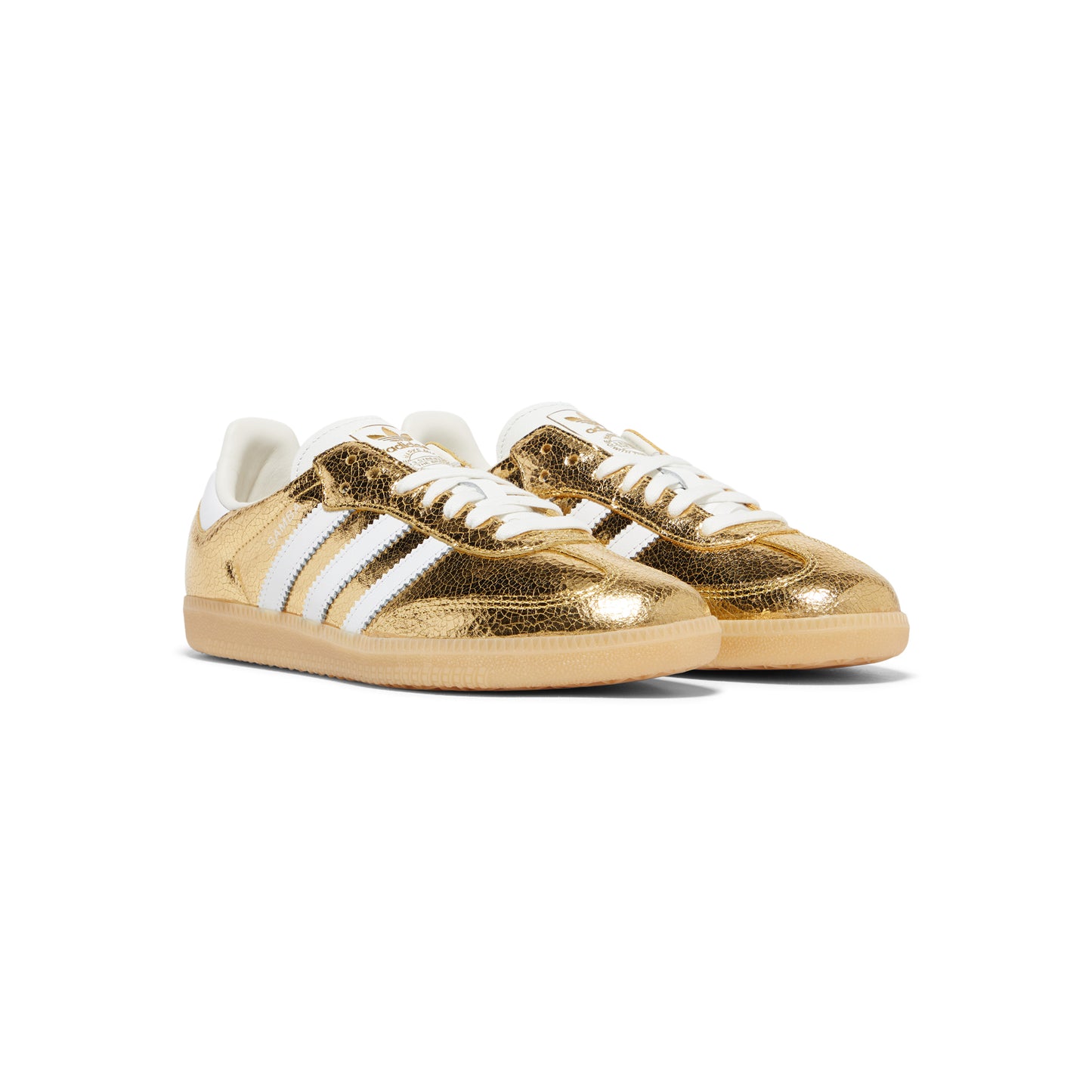 adidas Womens Samba OG (Gold Metallic/White)