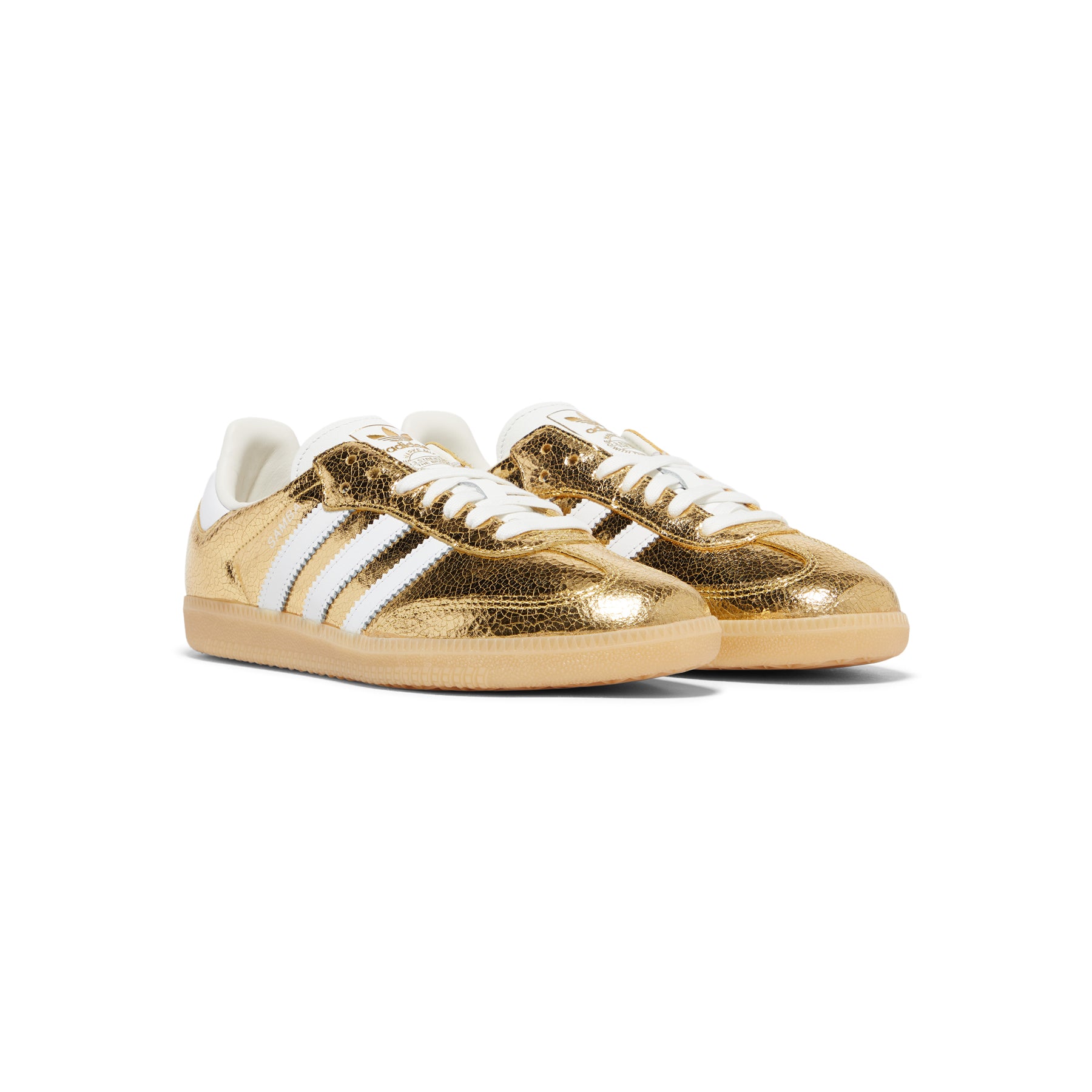 adidas Womens Samba OG (Gold Metallic/White)