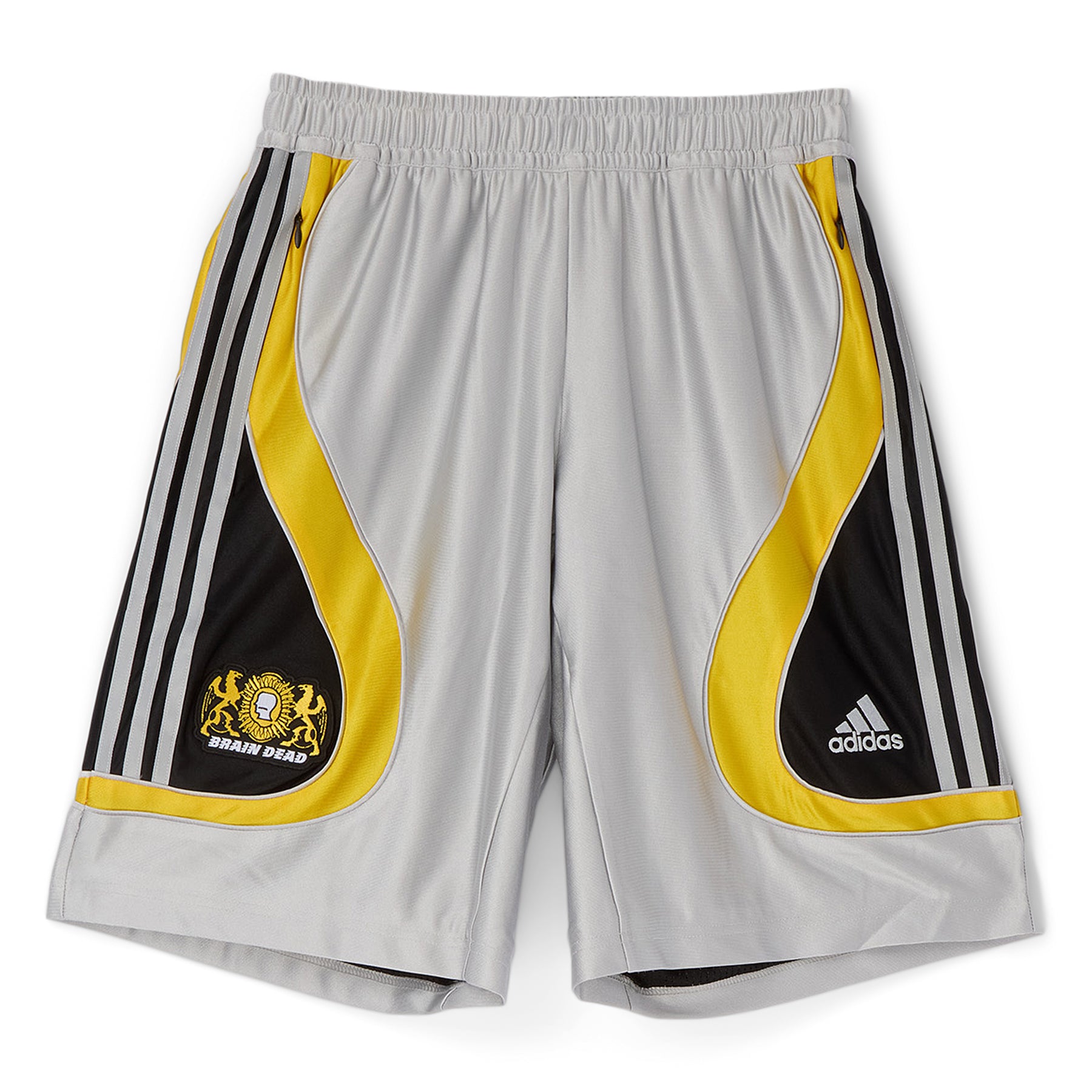 adidas x Brain Dead Soccer Short (Silver Metallic)