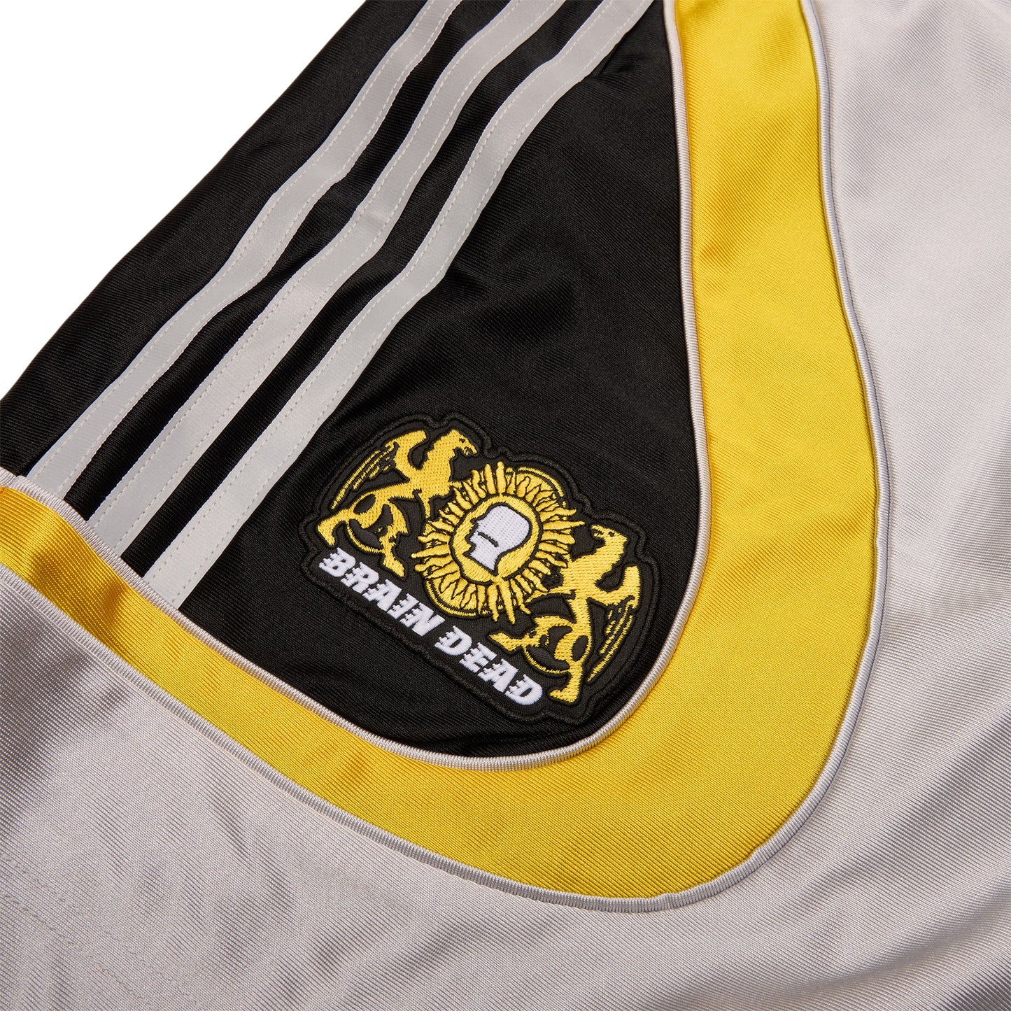 adidas x Brain Dead Soccer Short (Silver Metallic)