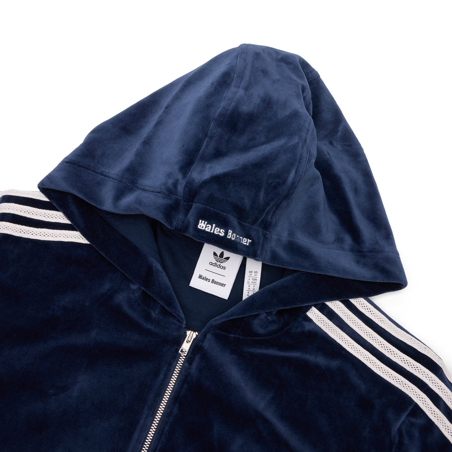 adidas x Wales Bonner Velour Track Jacket  (Collegiate Navy)