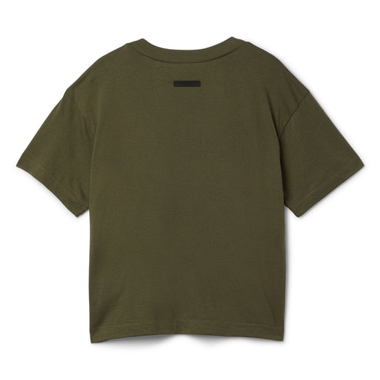 Fear of God Essentials Womens Tri-Blend Crewneck Tee (Military)