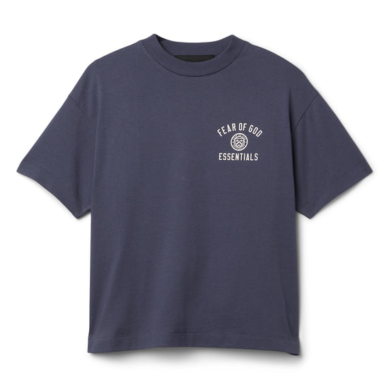 Fear of God Essentials Kids Jersey Crewneck Tee (Marine)