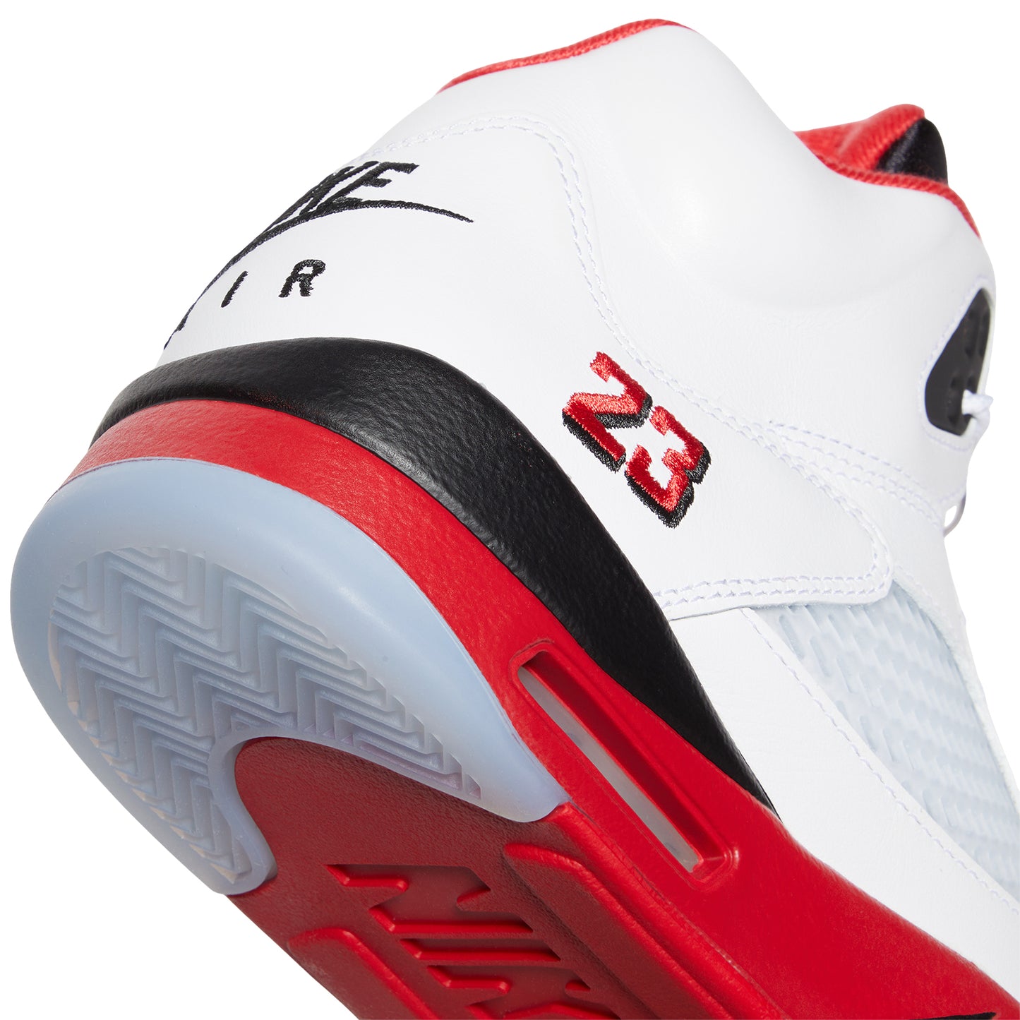 Nike Air Jordan 5 Retro OG (White/Fire Red/Black)