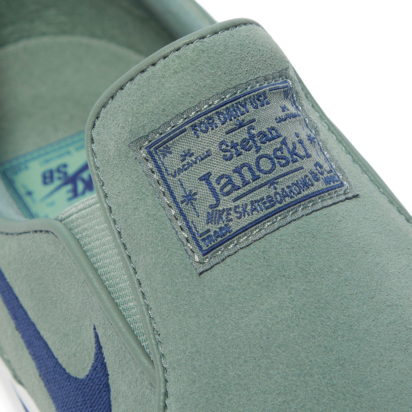 Nike SB Janoski+ Slip (Clay Green/Navy/Summit White)