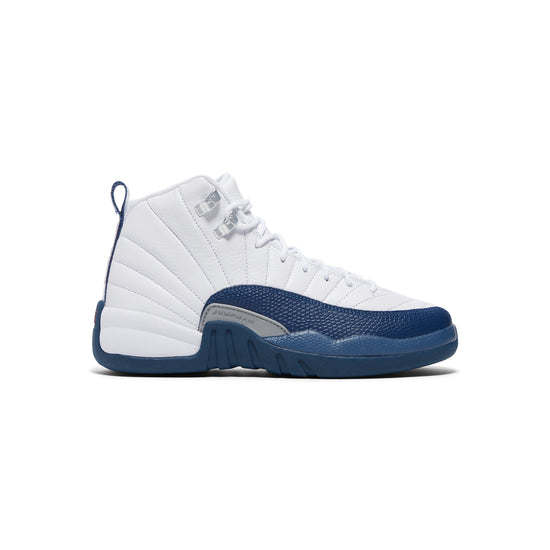 Nike Kids Air Jordan 12 Retro (White/French Blue/Metallic Silver)