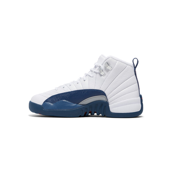 Nike Kids Air Jordan 12 Retro (White/French Blue/Metallic Silver)