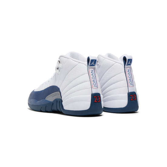 Nike Kids Air Jordan 12 Retro (White/French Blue/Metallic Silver)