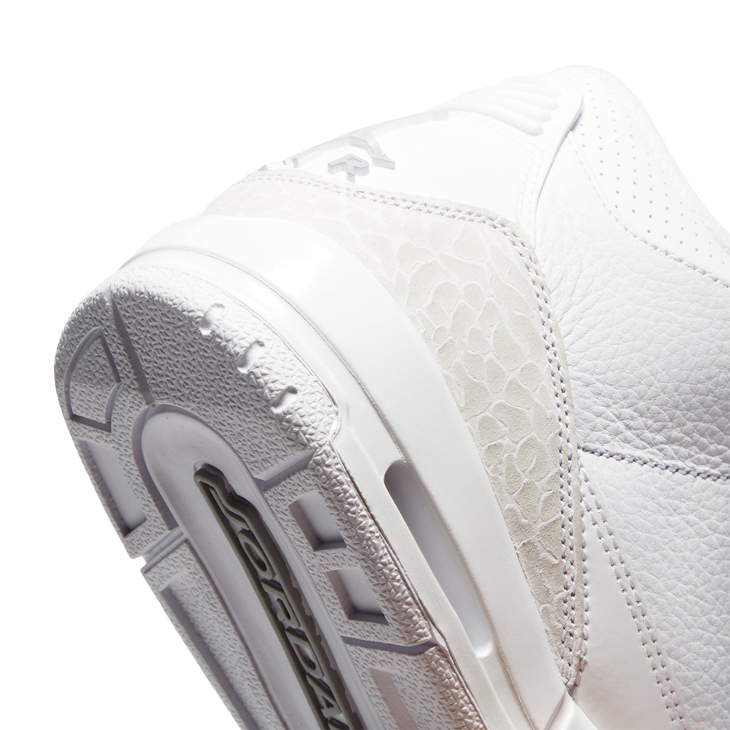 Air Jordan 3 Retro Kids (White/Metallic Silver)