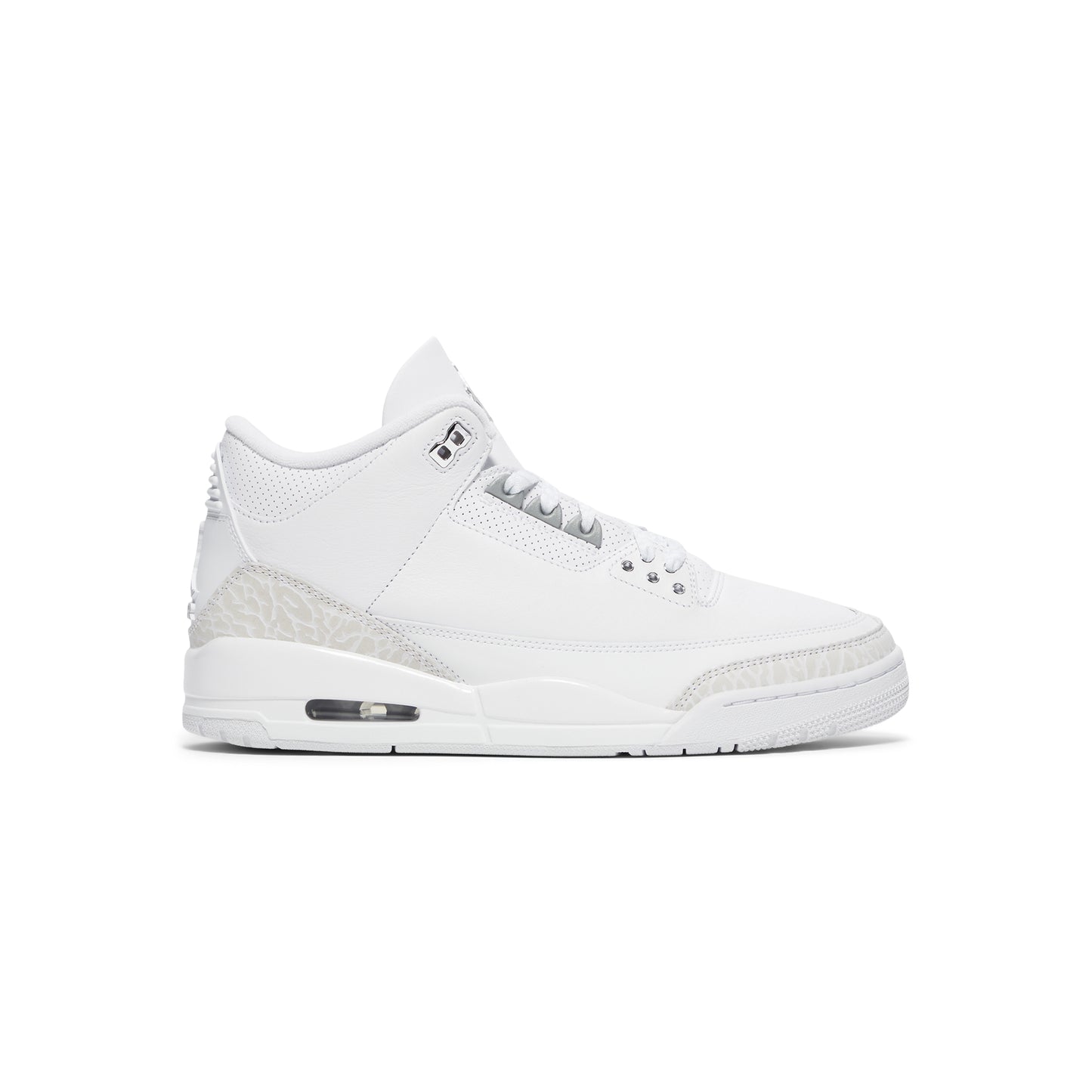 Air Jordan 3 Retro (White/Metallic Silver)