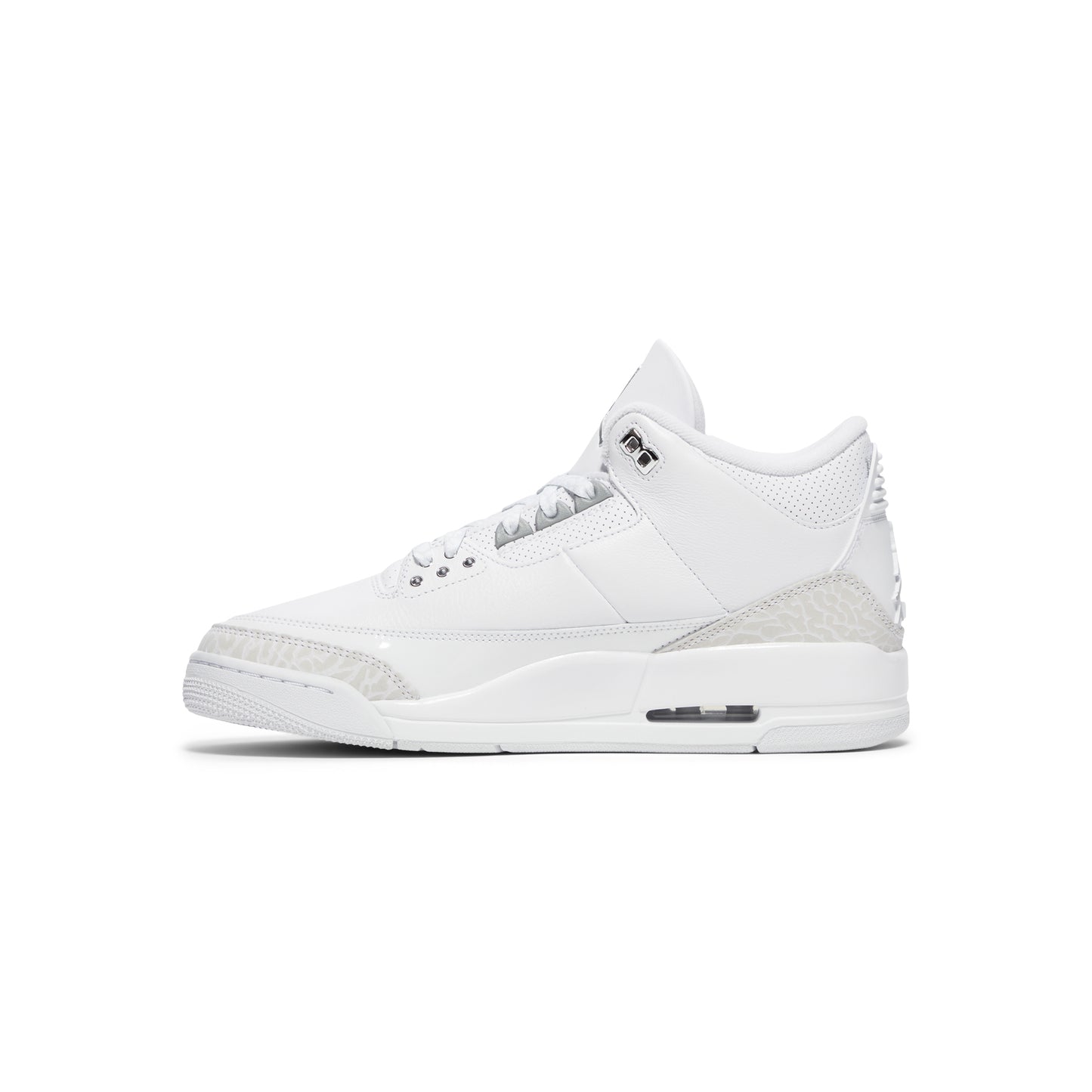 Air Jordan 3 Retro (White/Metallic Silver)