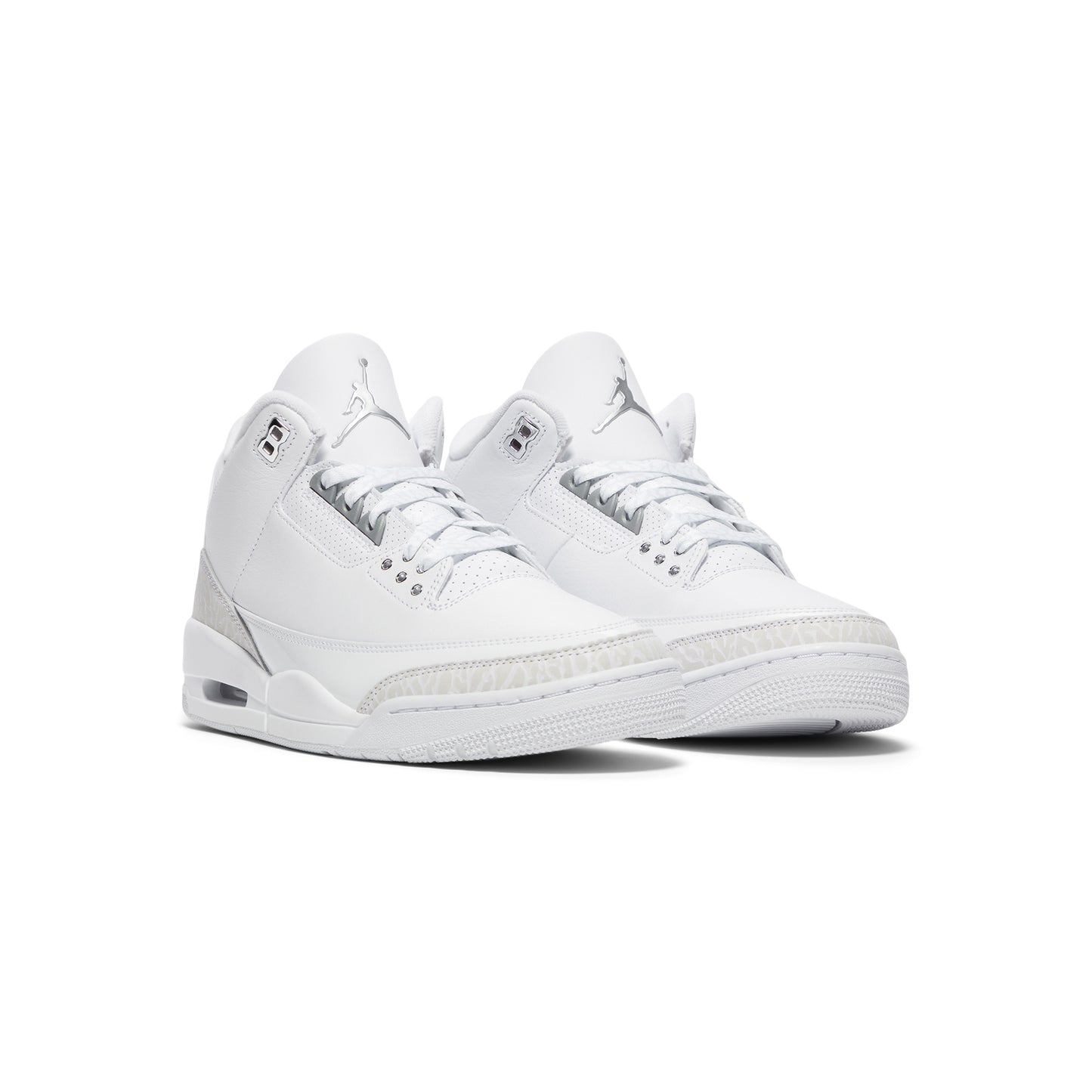Air Jordan 3 Retro (White/Metallic Silver)