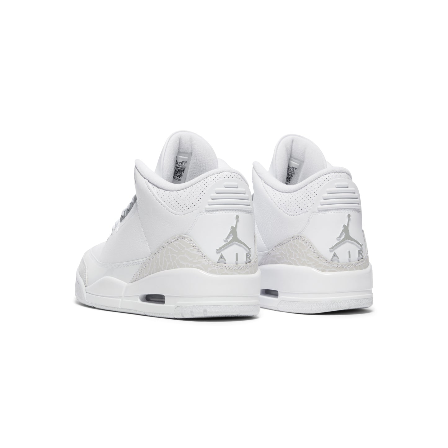 Air Jordan 3 Retro (White/Metallic Silver)
