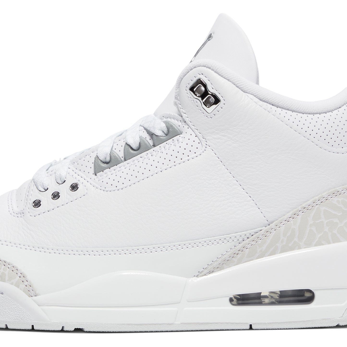 Air Jordan 3 Retro (White/Metallic Silver)