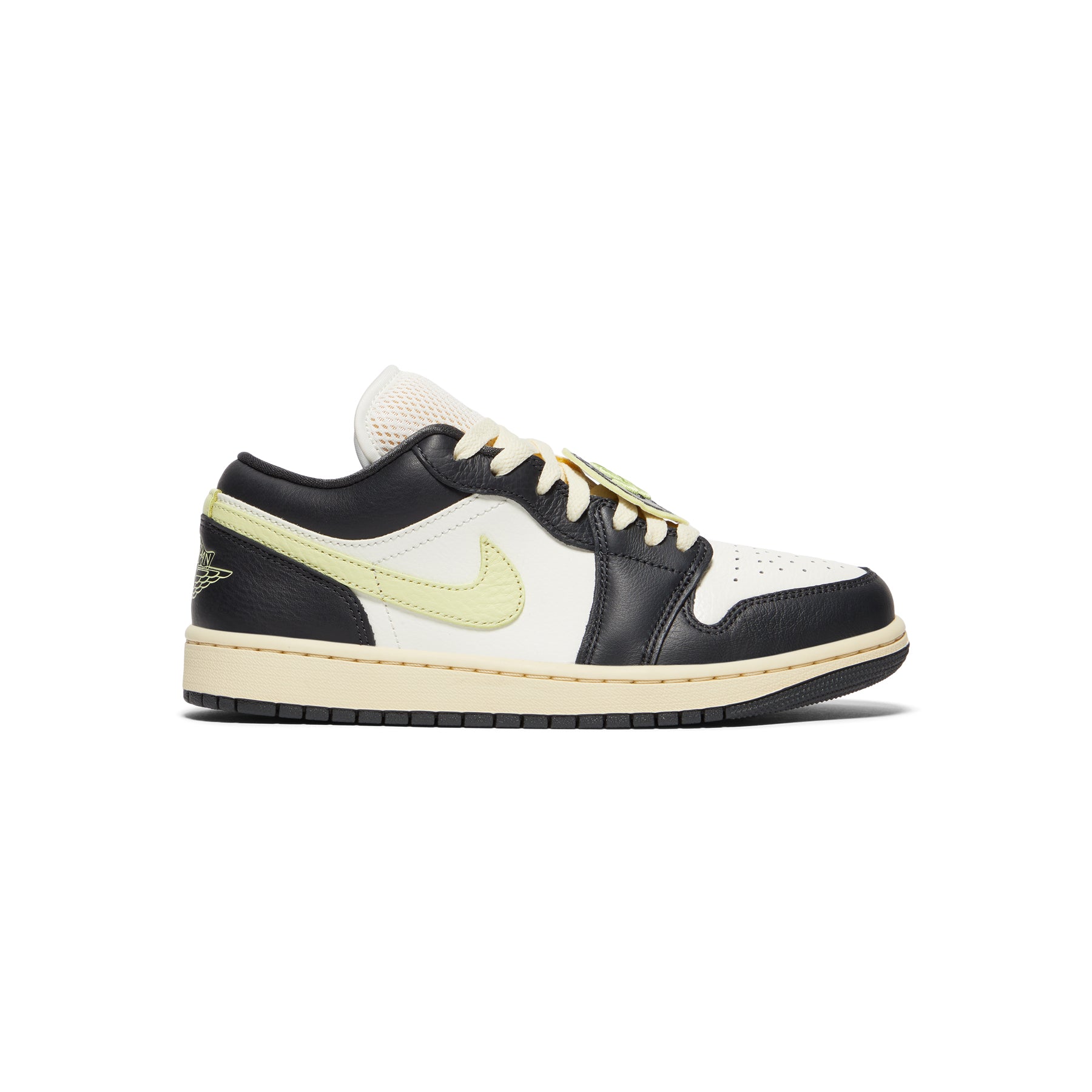 Air Jordan 1 Low SE Womens (Anthracite/Luminous green/Sail)