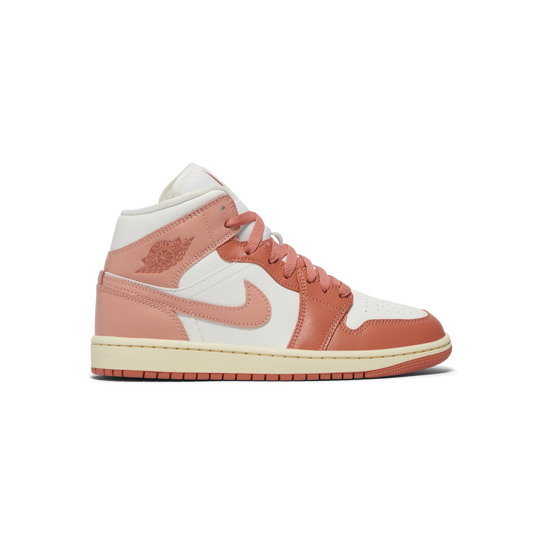 Nike Womens Air Jordan 1 Mid (Sail/Light Madder Root/Muslin)