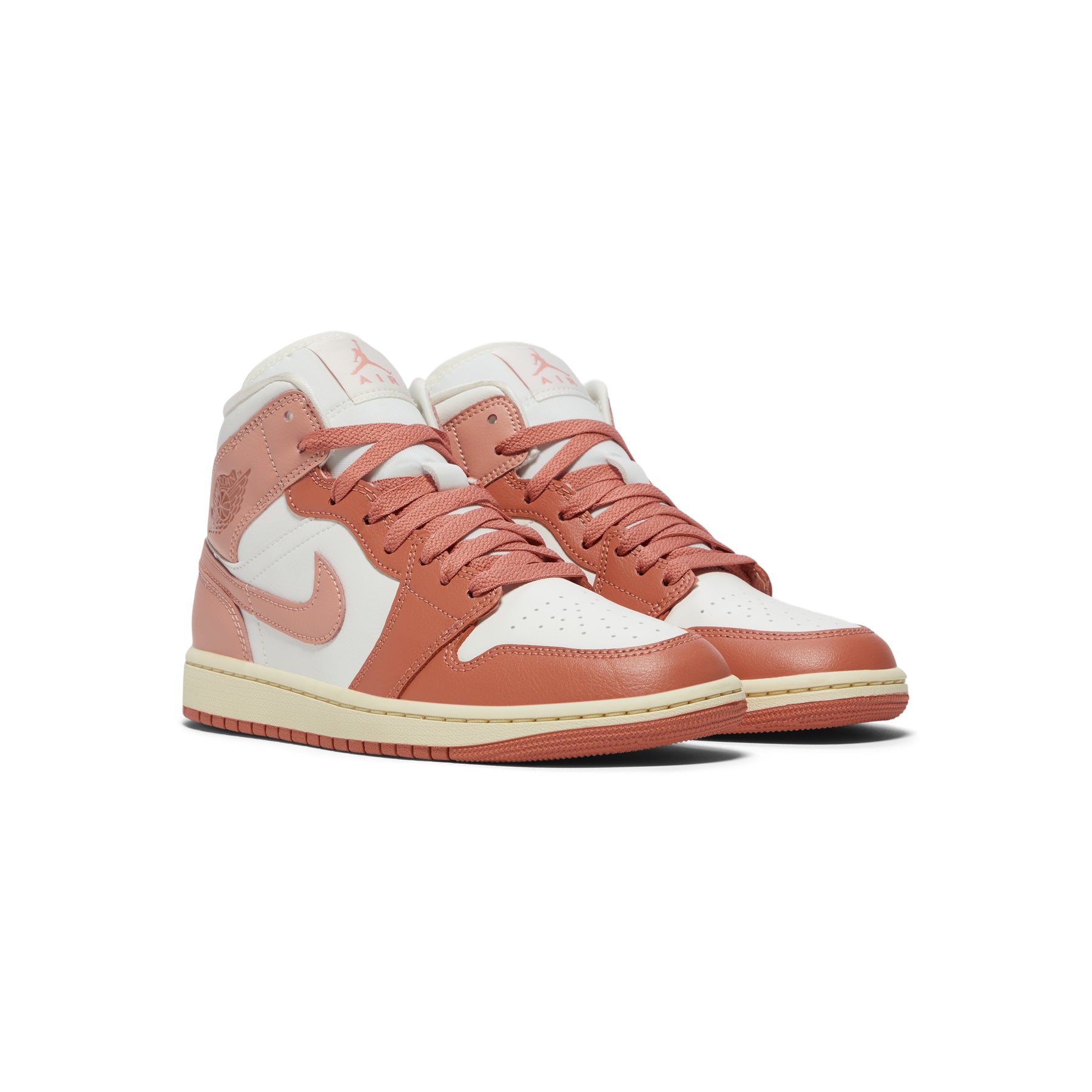Nike Womens Air Jordan 1 Mid (Sail/Light Madder Root/Muslin)
