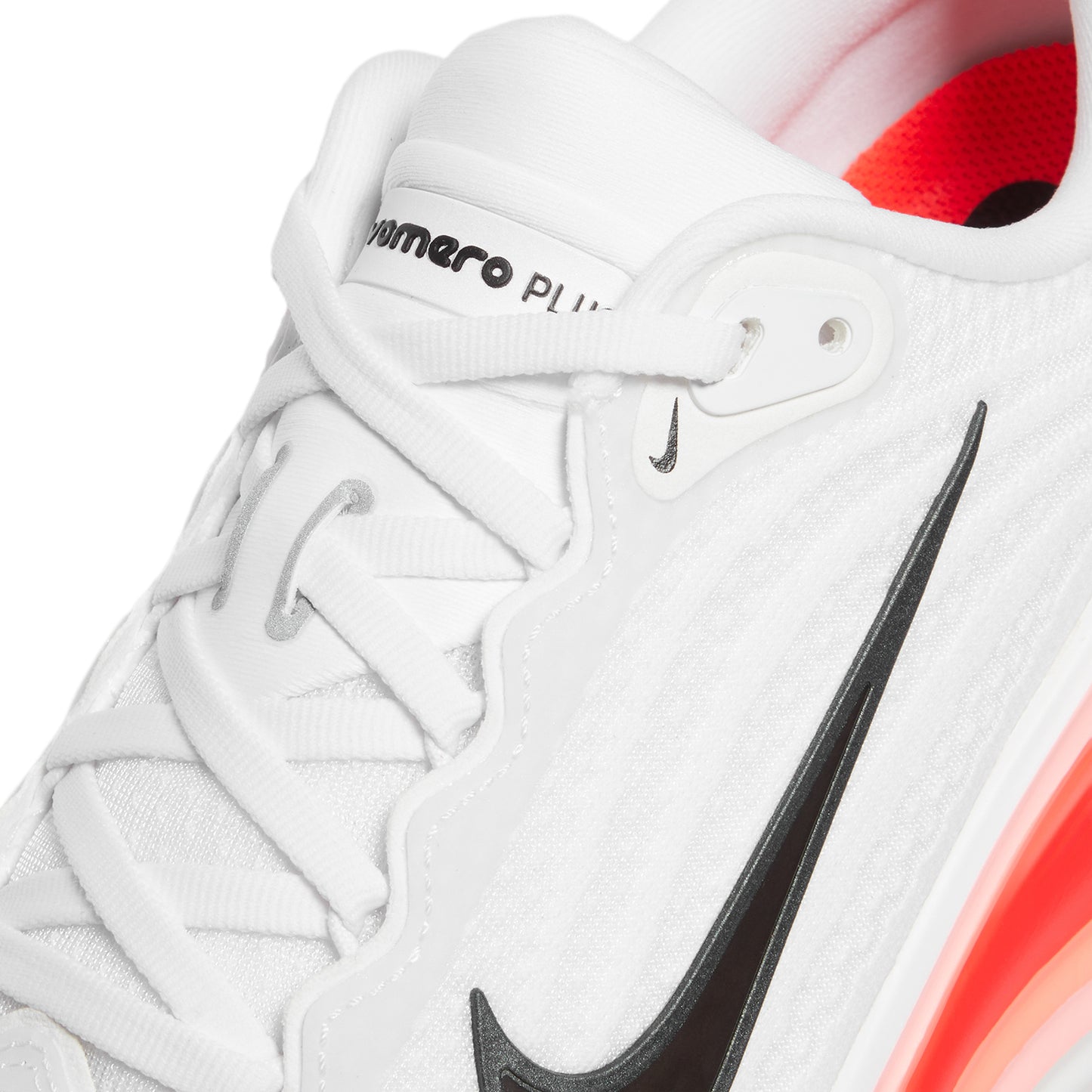 Nike Vomero Plus (White/Black/Bright Crimson)