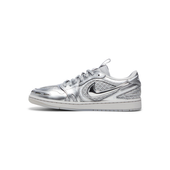 Nike Womens Air Jordan 1 MM Low V3 (Neutral Grey/Metallic Silver/White)