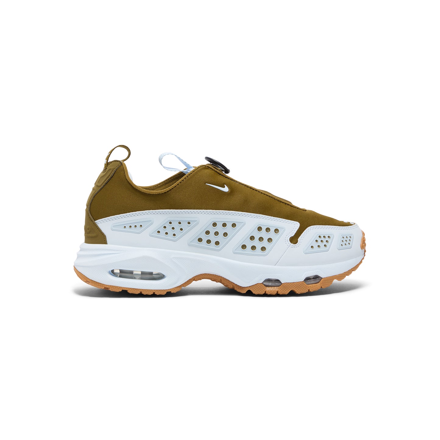 Nike Womens Air Max SNDR (Olive Flak/Blue Tint/Black/Gum Medium Brown)