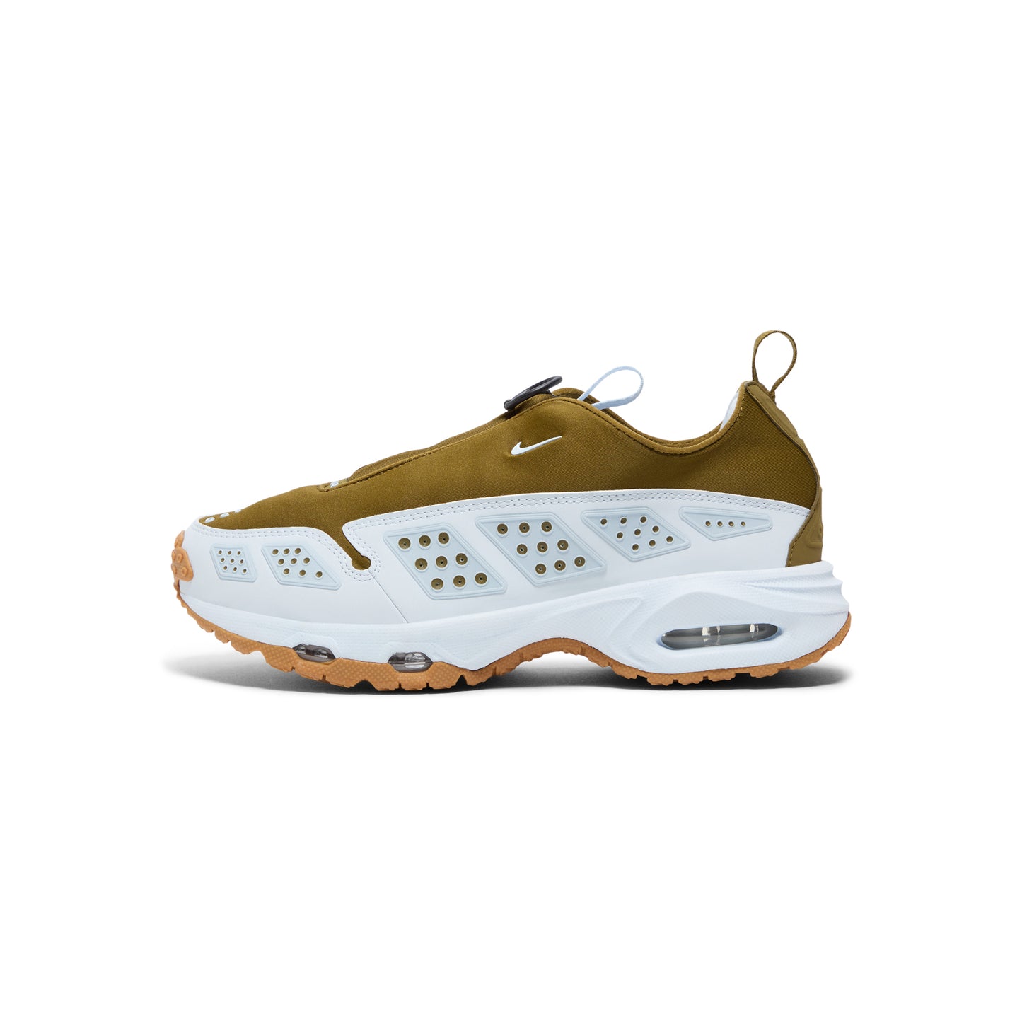 Nike Womens Air Max SNDR (Olive Flak/Blue Tint/Black/Gum Medium Brown)