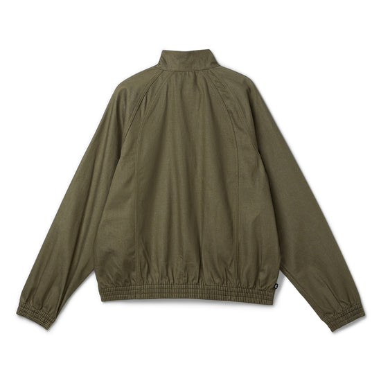 Nike SB Denim Full-Zip Track Jacket (Medium Olive/White