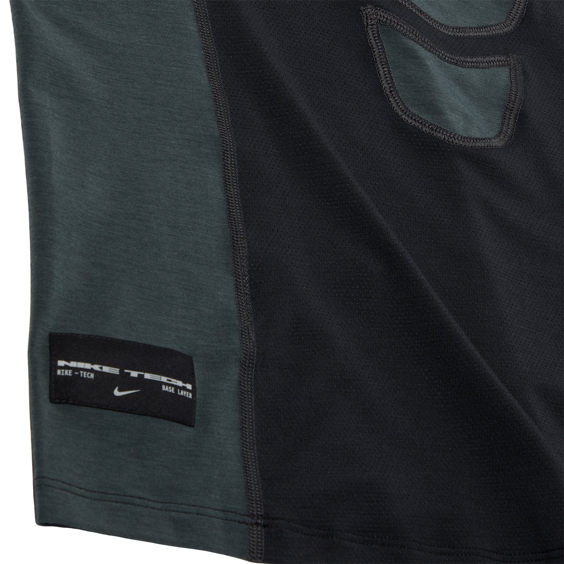 Nike Tech Dri-FIT Short-Sleeve Base Layer (Black/Anthracite)