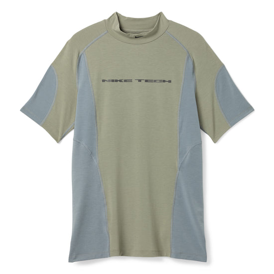 Nike Tech Dri-FIT Short-Sleeve Base Layer (Light Army/Cool Grey/Black)