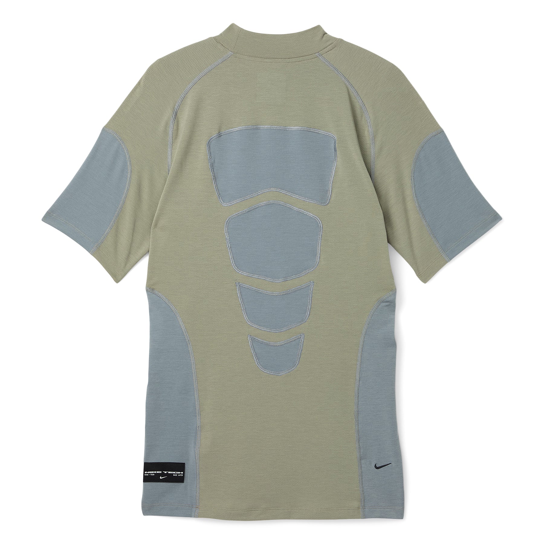 Nike Tech Dri-FIT Short-Sleeve Base Layer (Light Army/Cool Grey/Black)