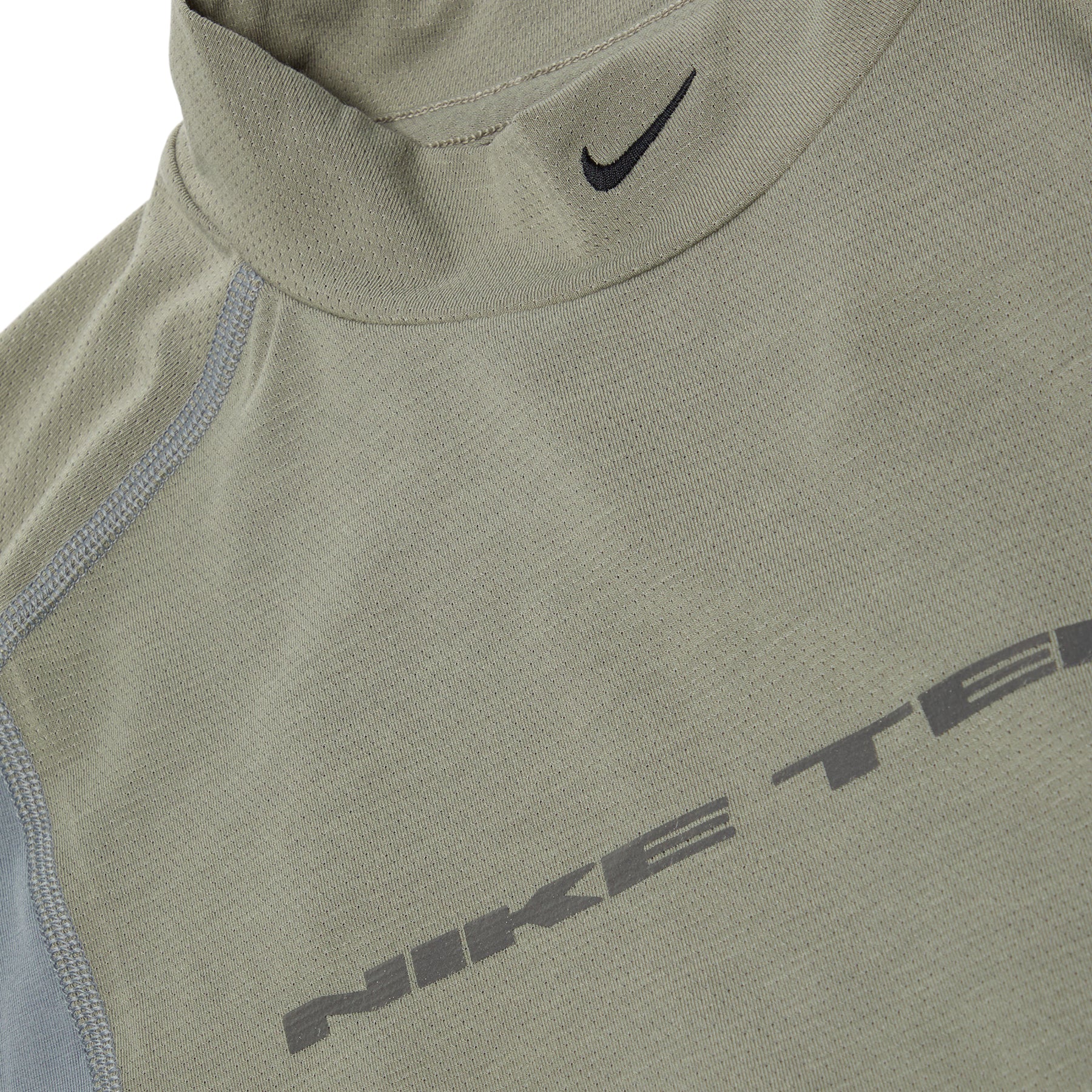 Nike Tech Dri-FIT Short-Sleeve Base Layer (Light Army/Cool Grey/Black)