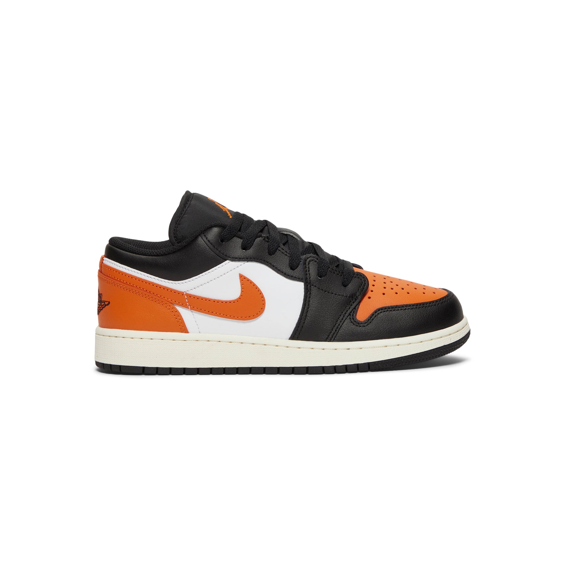 Air Jordan 1 Low Kids (Black/Starfish/White/Sail)