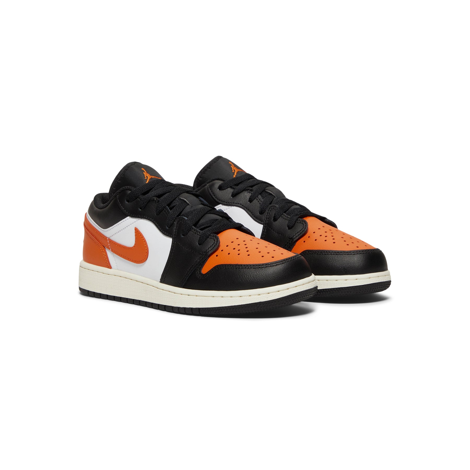 Air Jordan 1 Low Kids (Black/Starfish/White/Sail)