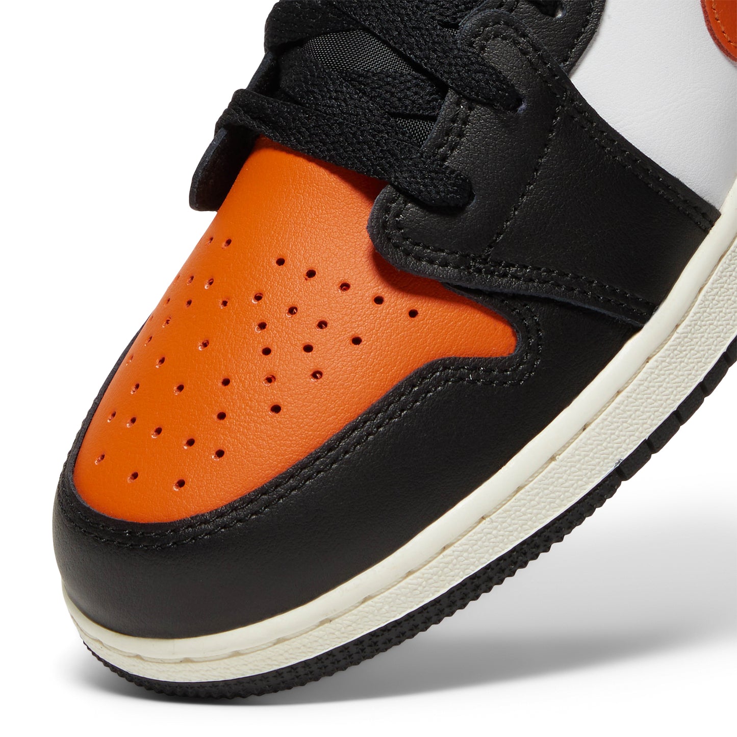 Air Jordan 1 Low Kids (Black/Starfish/White/Sail)