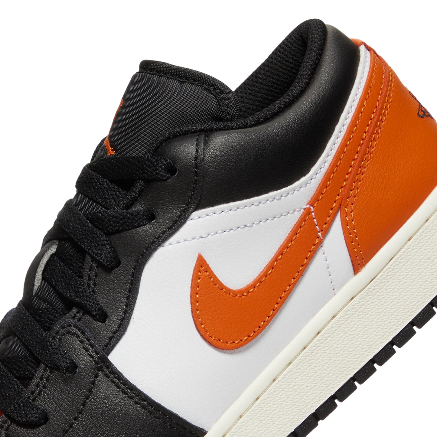 Air Jordan 1 Low Kids (Black/Starfish/White/Sail)