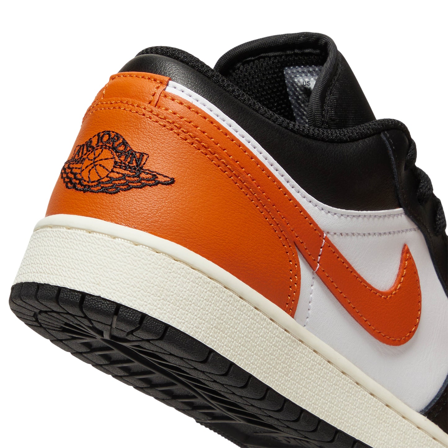 Air Jordan 1 Low Kids (Black/Starfish/White/Sail)