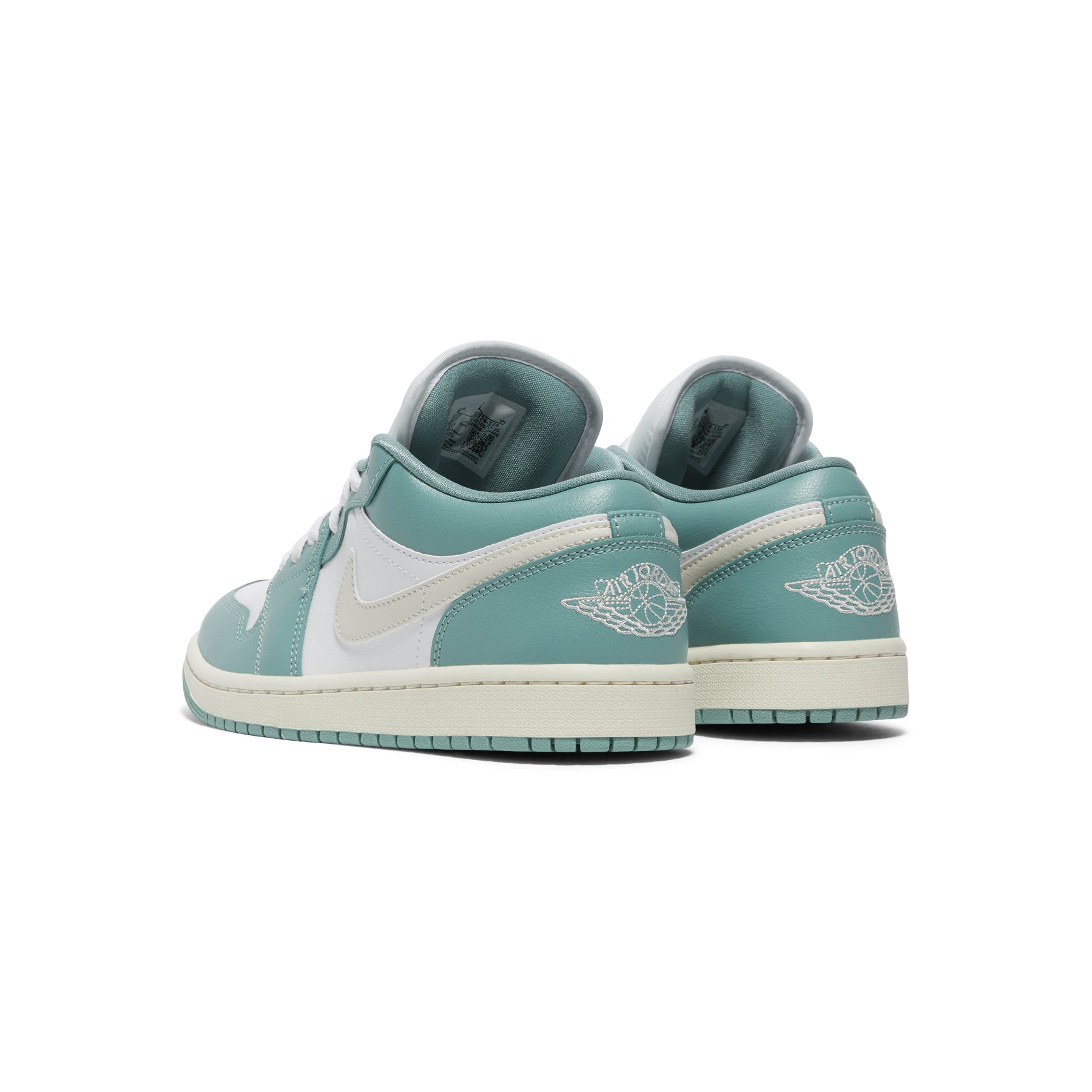 Nike Womens Air Jordan 1 Low (White/Light Orewood Brown/Cannon/Sail)