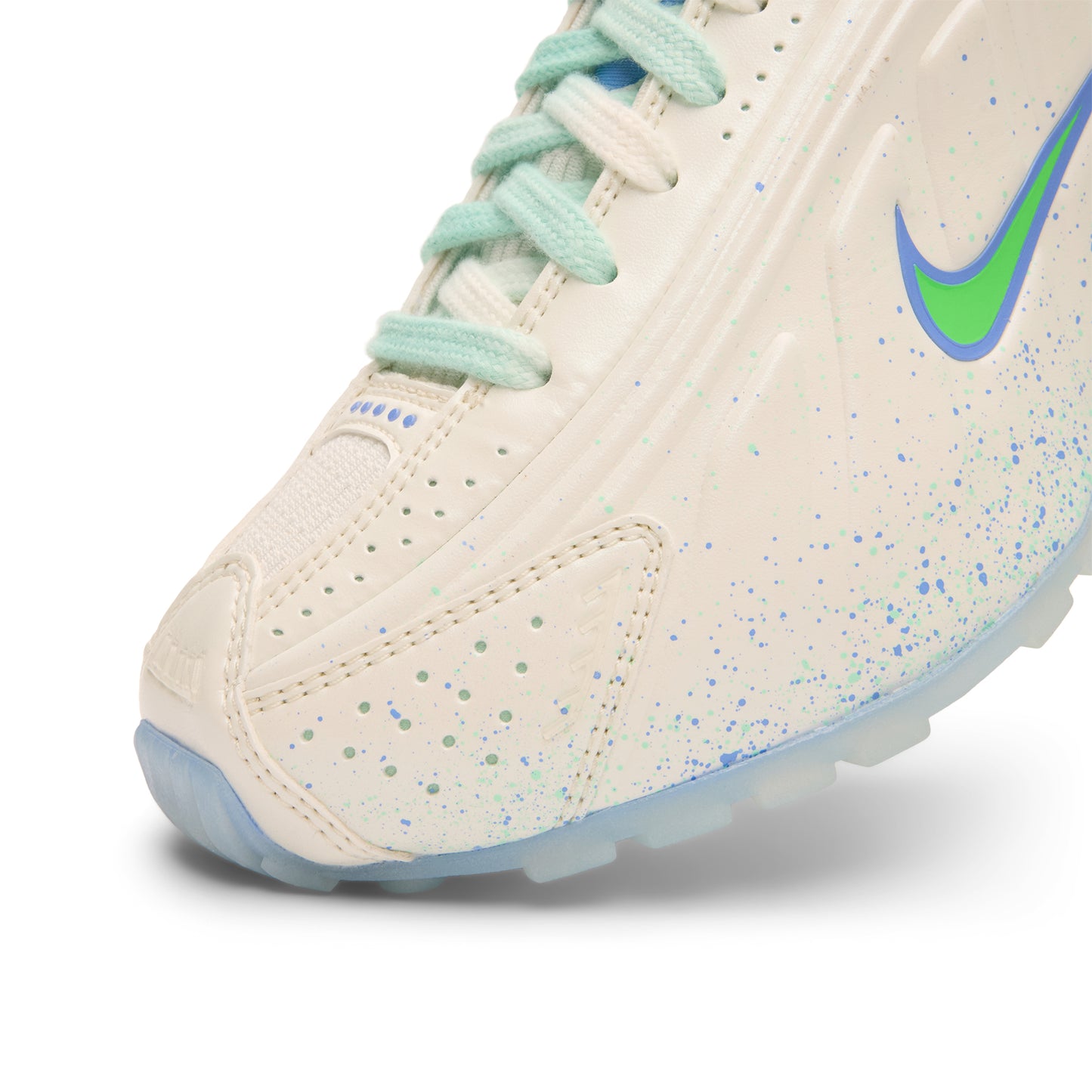 Nike Womens Shox R4 AB (Summit White/Green Strike)
