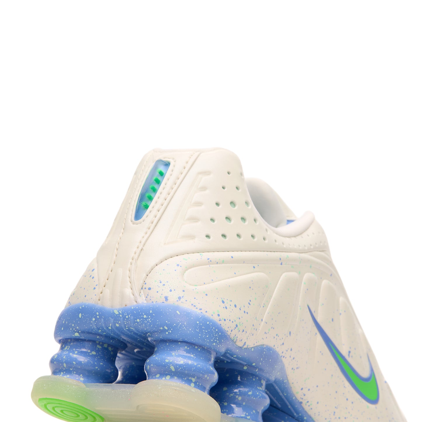 Nike Womens Shox R4 AB (Summit White/Green Strike)