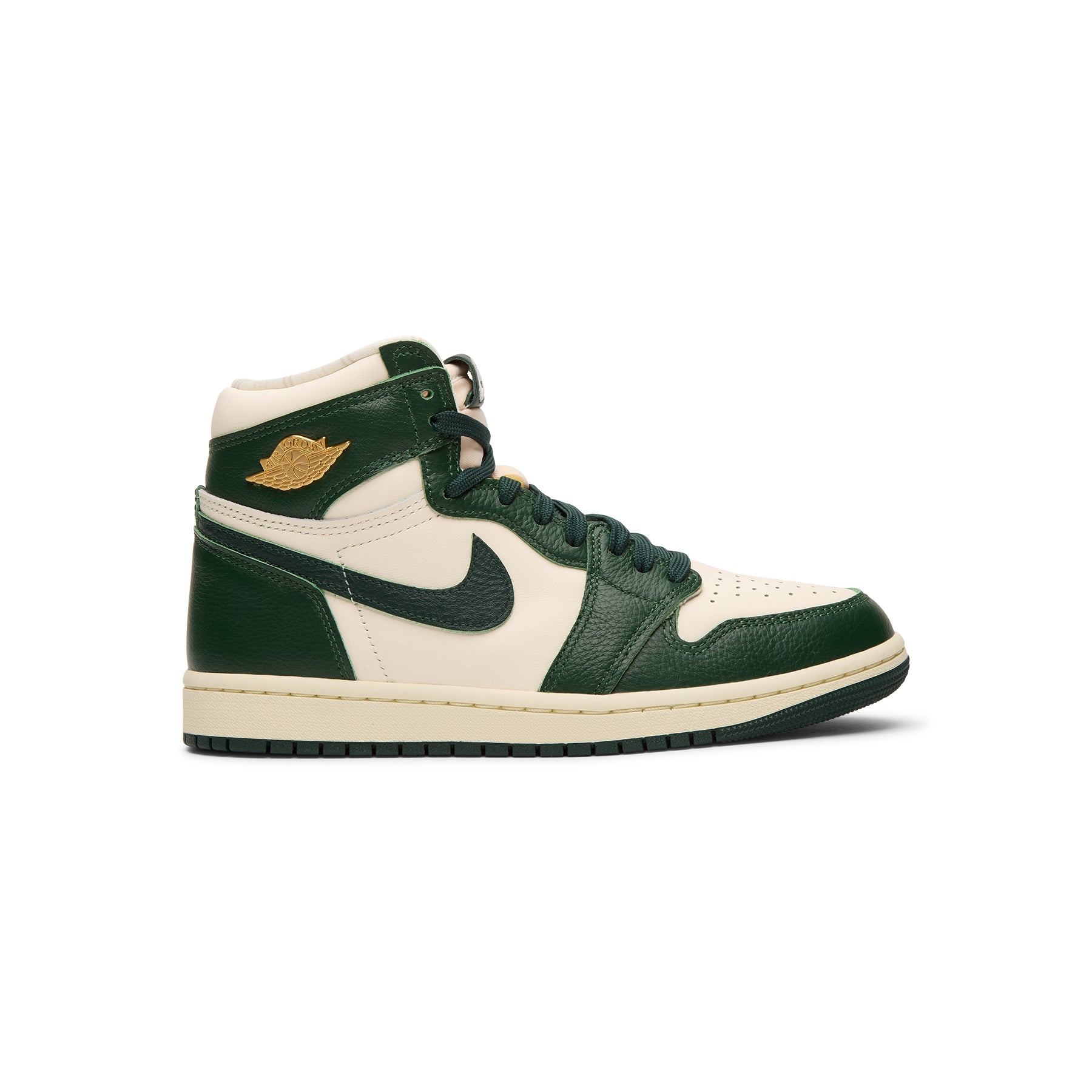 Nike Womens Air Jordan 1 Retro High OG (Pale Ivory/Pro Green/Coconut Milk)