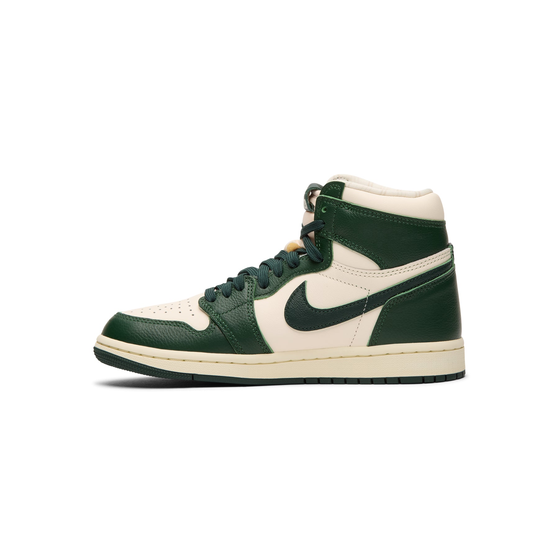 Nike Womens Air Jordan 1 Retro High OG (Pale Ivory/Pro Green/Coconut Milk)