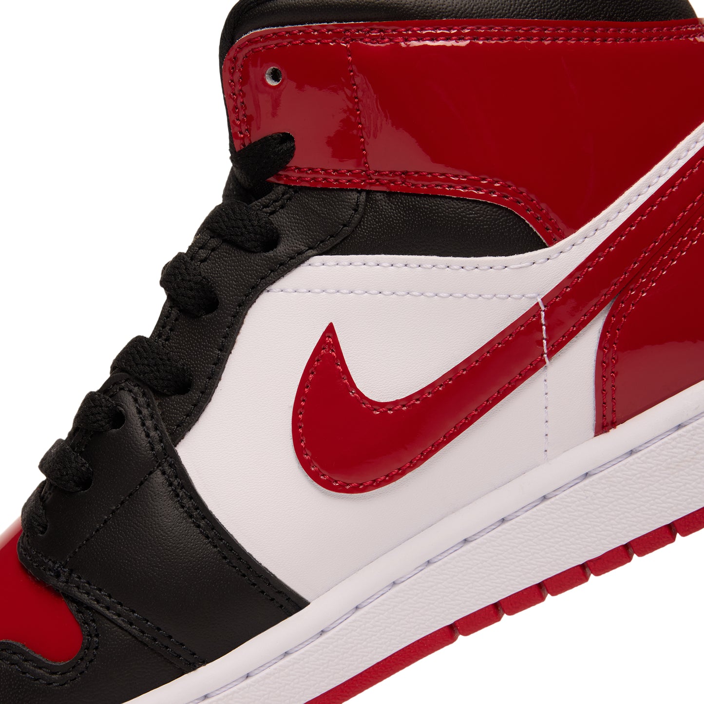 Air Jordan 1 Mid SE (Black/Varsity Red/White)