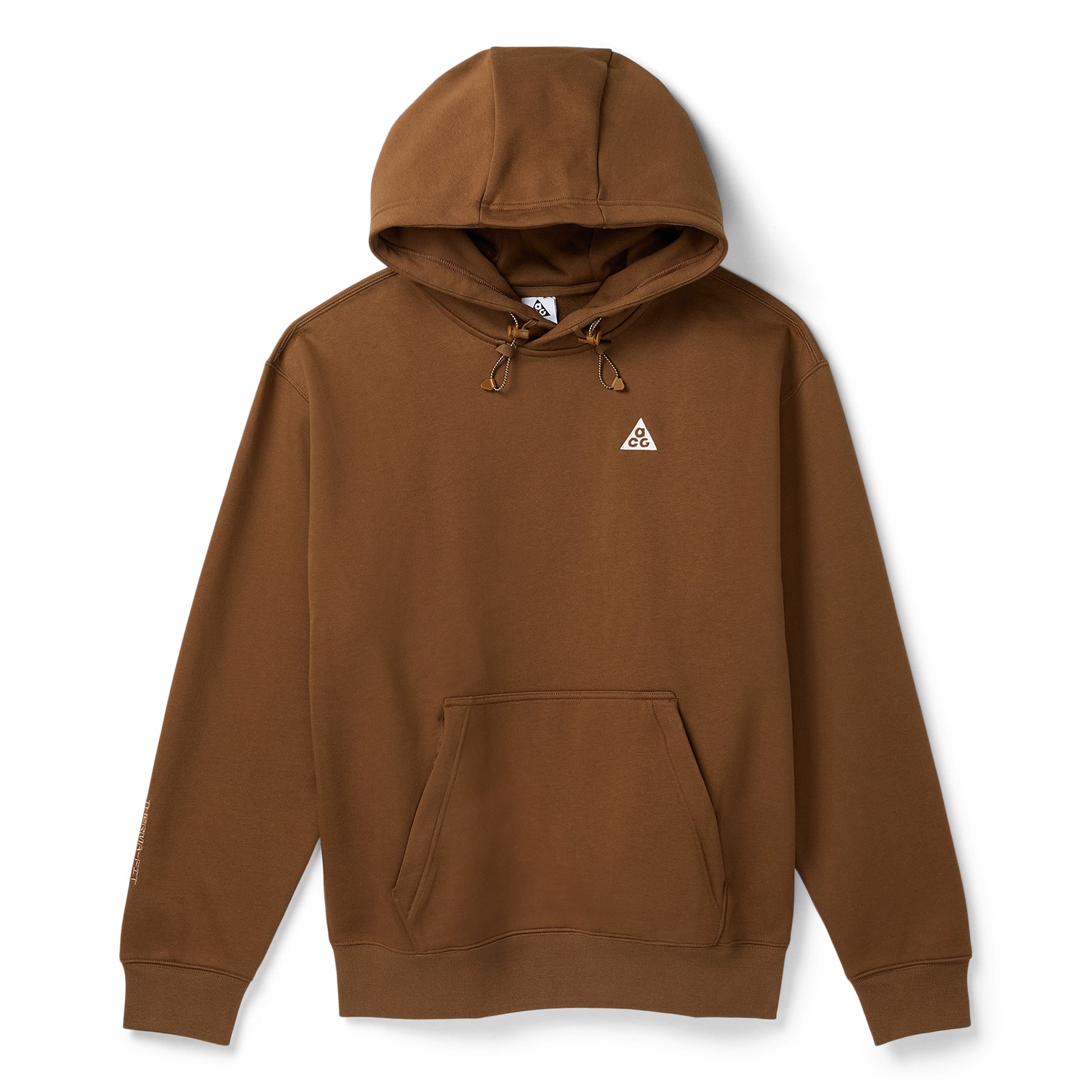 Nike ACG Therma-FIT Fleece Pullover Hoodie (Mosswood Brown/Light Khaki)