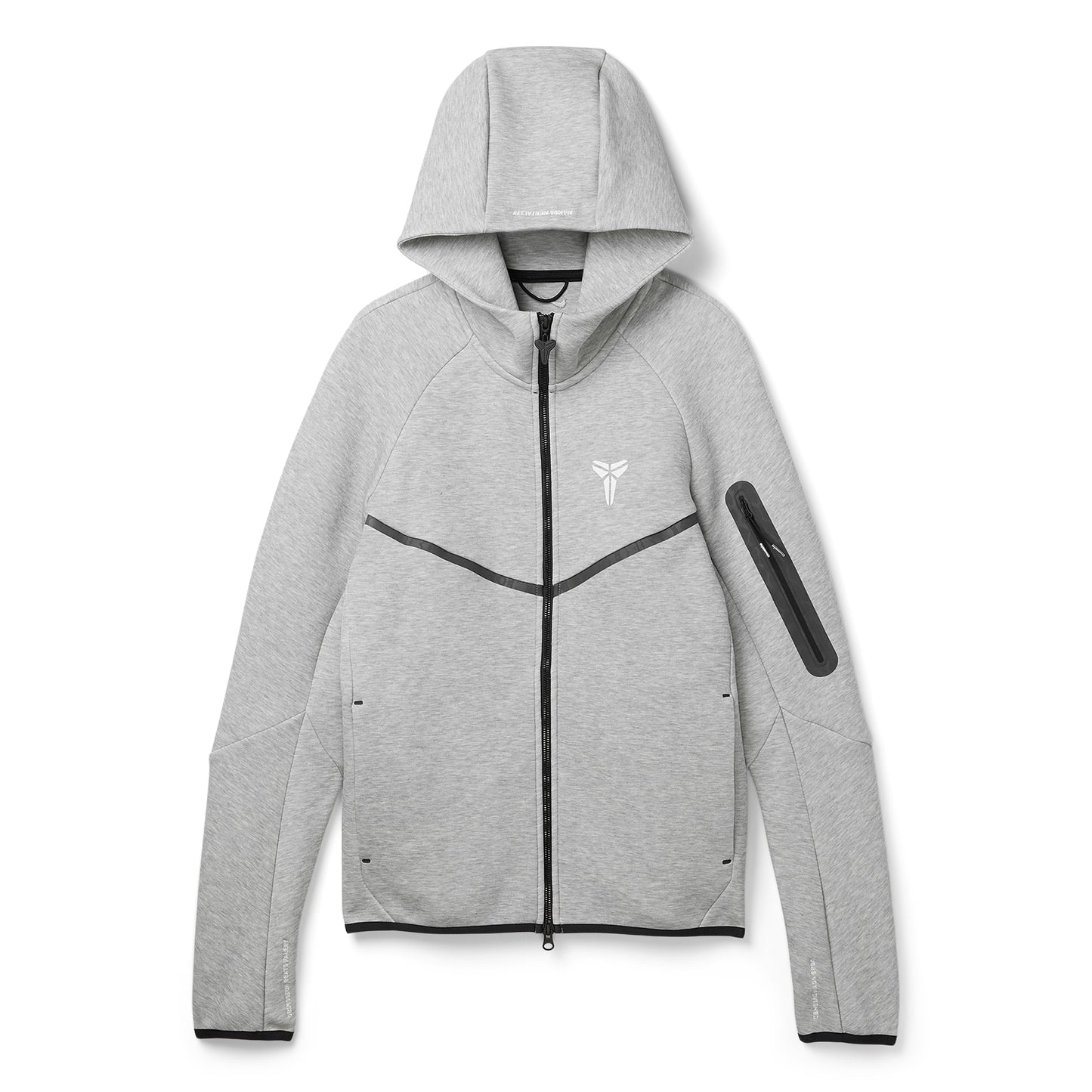 Nike Kobe Tech Fleece Full-Zip Windrunner Jacket (Dark Grey Heather/White)