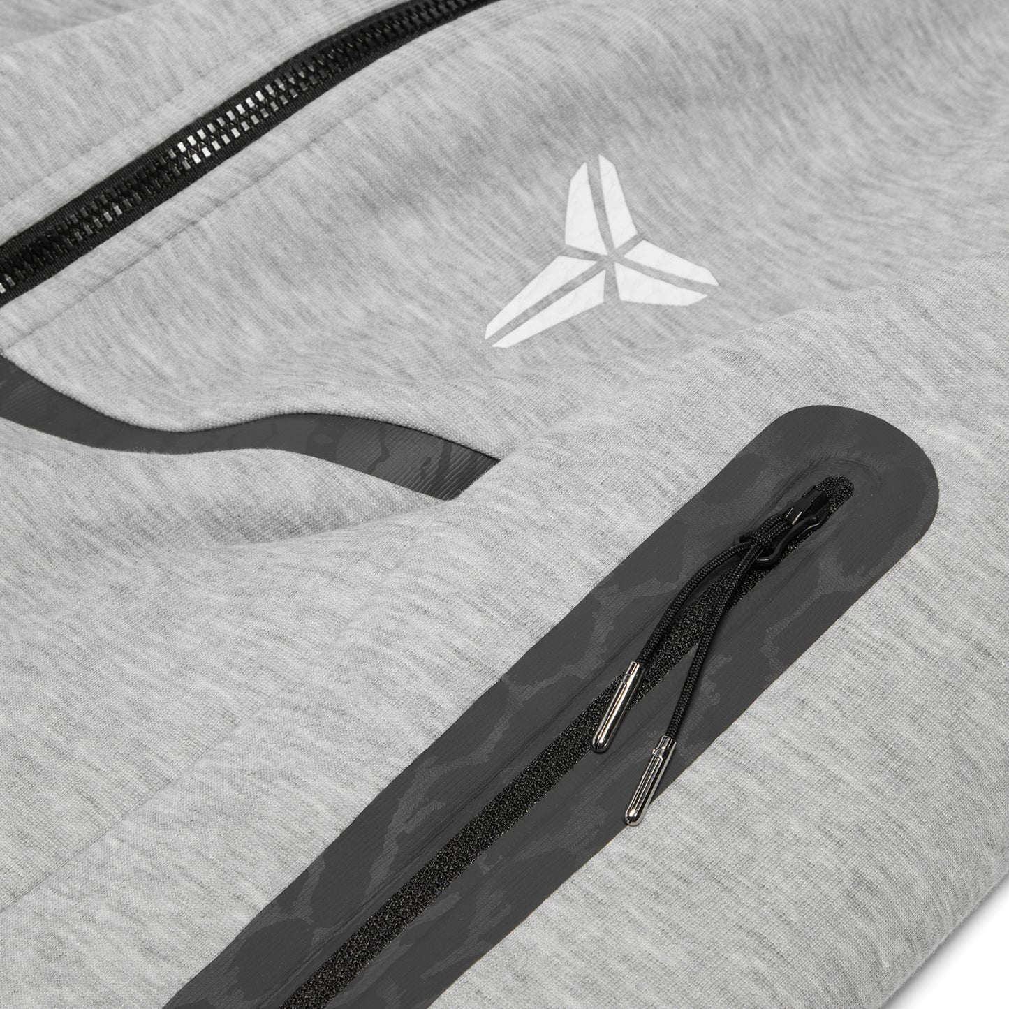 Nike Kobe Tech Fleece Full-Zip Windrunner Jacket (Dark Grey Heather/White)