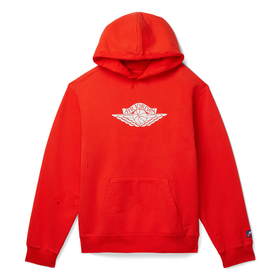 Nike Jordan Rare Air Fleece Pullover Hoodie (Chile Red)