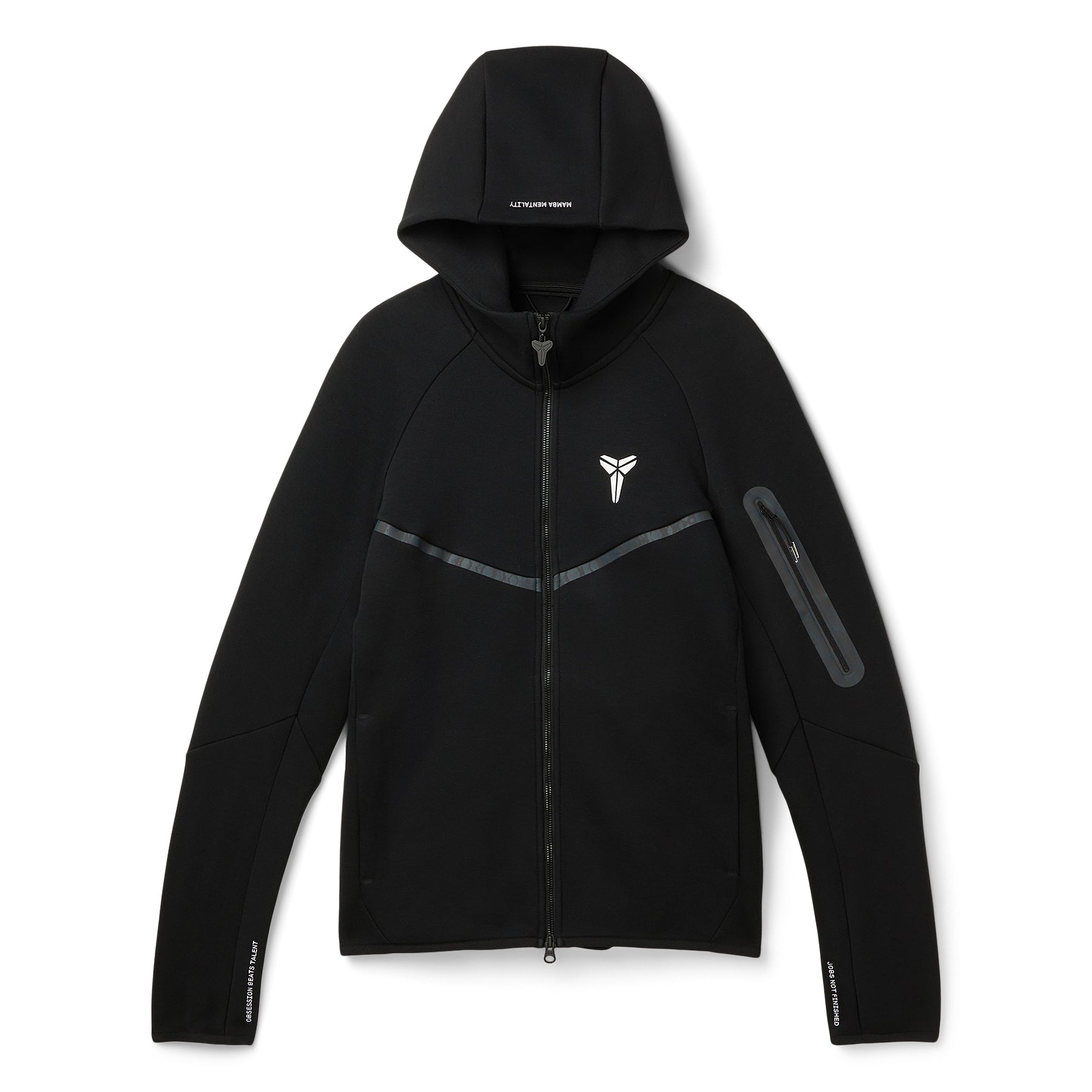 Nike Kobe Tech Fleece Full-Zip Windrunner Jacket (Black/White)
