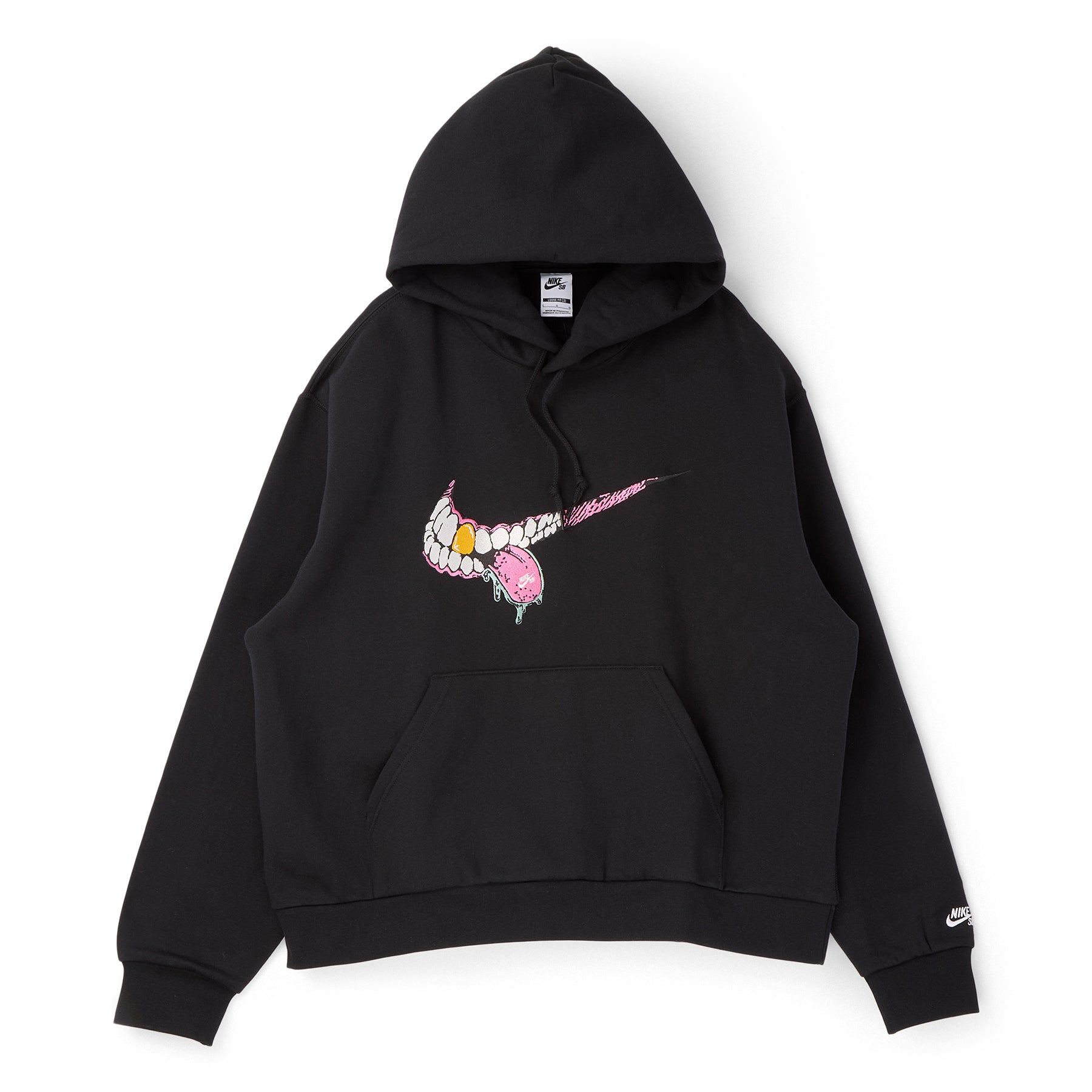 Nike SB Pullover Hoodie (Black/White)