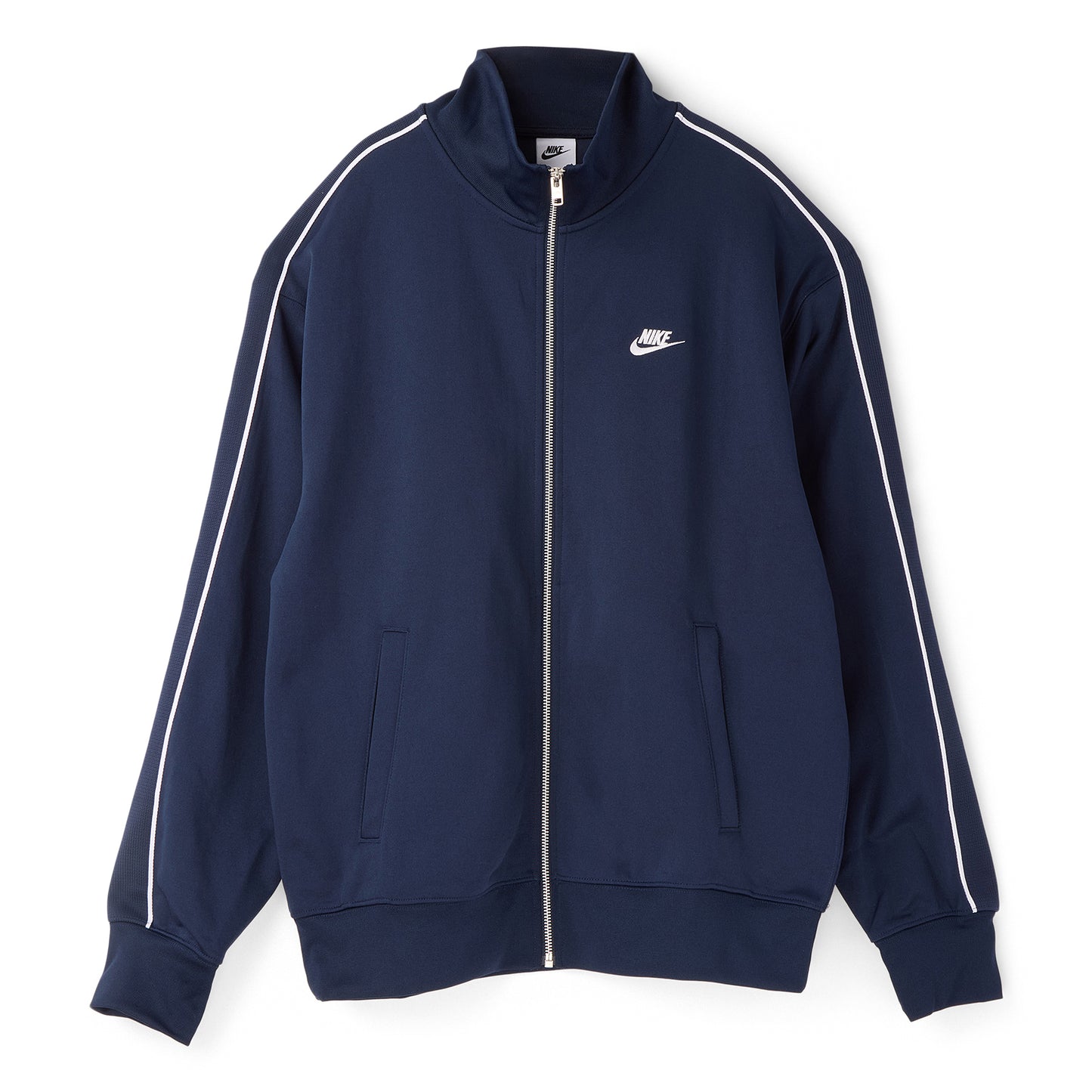 Nike Club Oversized Knit Tracksuit Jacket (Obsidian/White)
