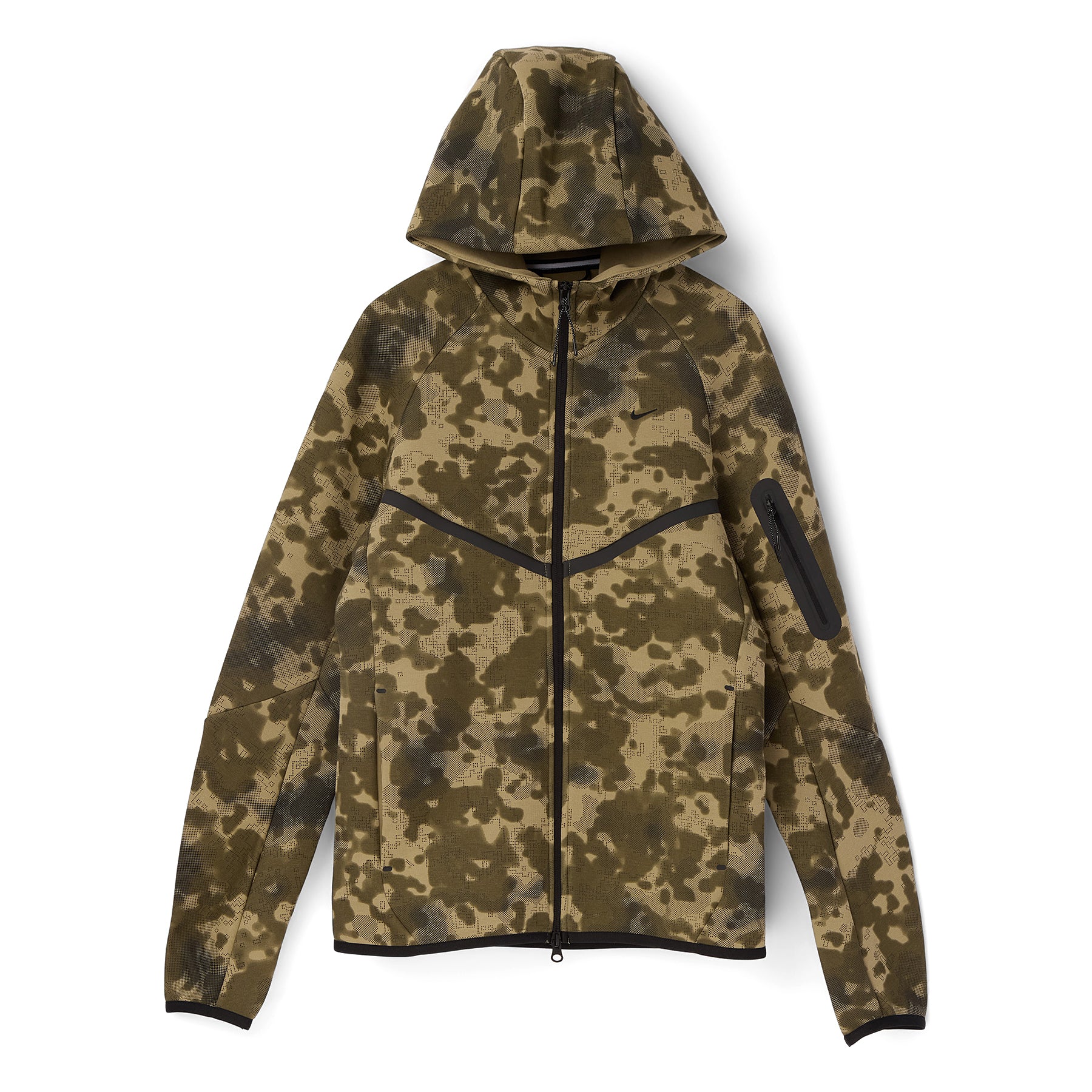 Nike Tech Full-Zip Fleece Windrunner Jacket (Neutral olive/Black)